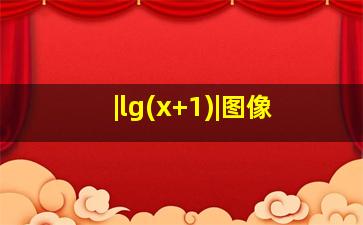 |lg(x+1)|图像